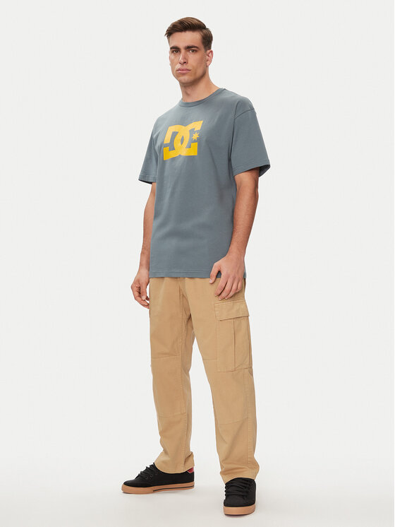 DC Shoes DC Shoes T-Shirt Dc Star Hss ADYZT05373 Szary Regular Fit