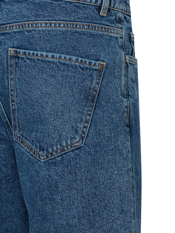 Solid Solid Jeans kratke hlače 21107657 Modra Straight Fit