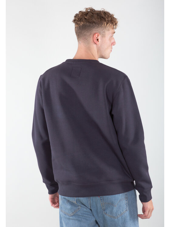 Alpha Industries Alpha Industries Bluza Basic Big Logo Sweatshirt Szary Regular Fit