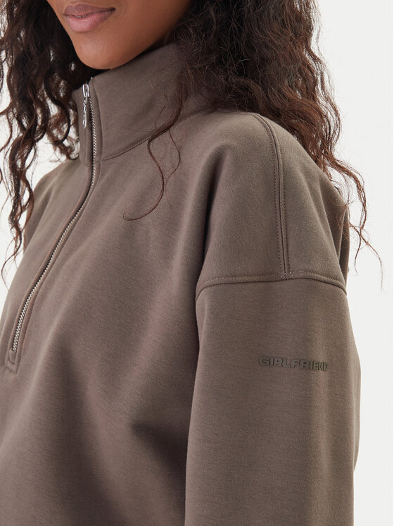 Girlfriend Collective Girlfriend Collective Mikina Vega 2024 Béžová Relaxed Fit
