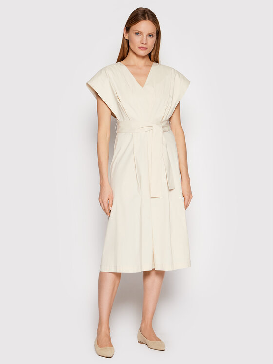 Liviana Conti Liviana Conti Sommerkleid F2SK70 Beige Regular Fit
