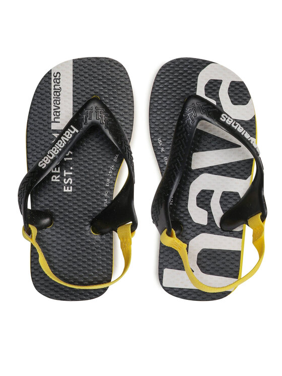 Havaianas Havaianas Σανδάλια Baby Logomania 41457952197 Μαύρο