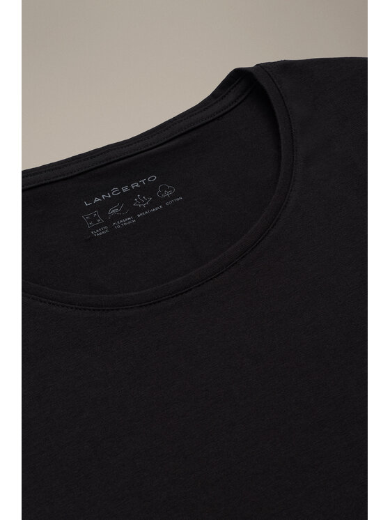 Lancerto Lancerto T-Shirt Arlena TS073226000016 Czarny Regular Fit