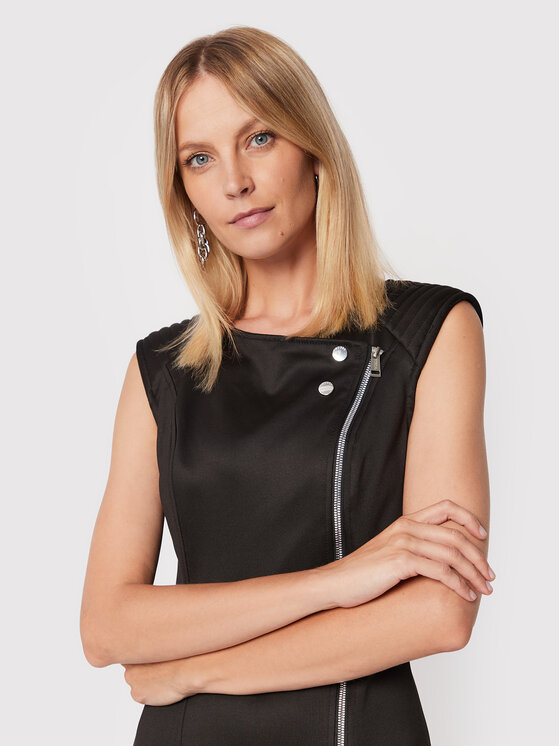 Abito da cocktail W2YK21 KB7K2 Nero Slim Fit