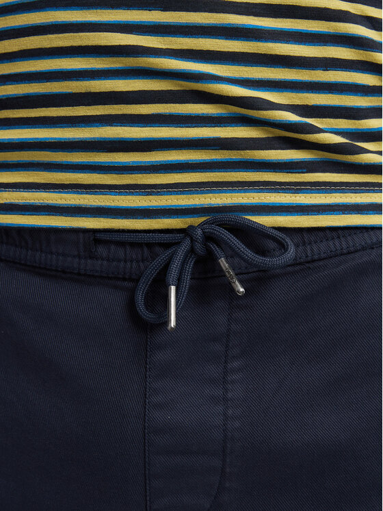 Petrol Industries Petrol Industries Pantaloncini di tessuto M-1050-SHO527 Blu scuro Regular Fit