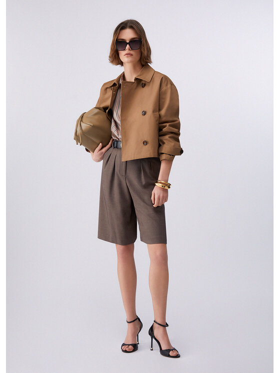 Liu Jo Liu Jo Trench CA6201T521AP9575 Beige Regular Fit