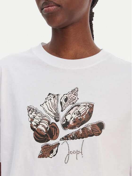 JOOP! JOOP! T-Shirt Tristiane 30102427 Λευκό Regular Fit