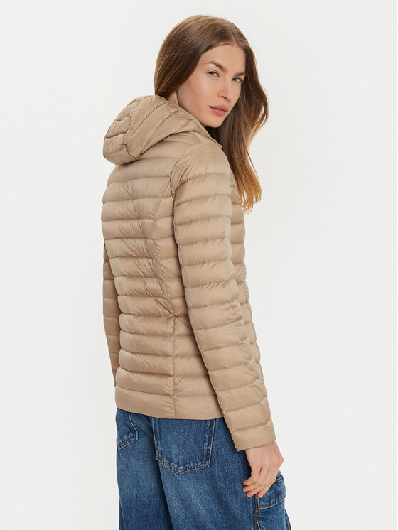 Jott Jott Kurtka puchowa Cloe P000WDOW01 Beżowy Slim Fit
