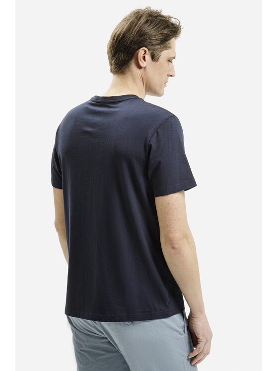 Cross Jeans Cross Jeans T-Shirt 16107-001 Granatowy Regular Fit