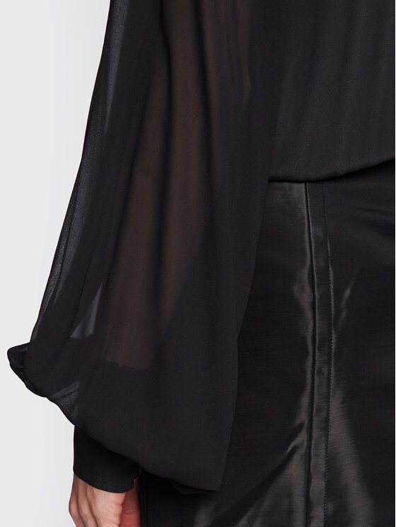 MVP Wardrobe MVP Wardrobe Koktejlové šaty Upper East Side MVPI2AB002.0CP0034 Černá Slim Fit