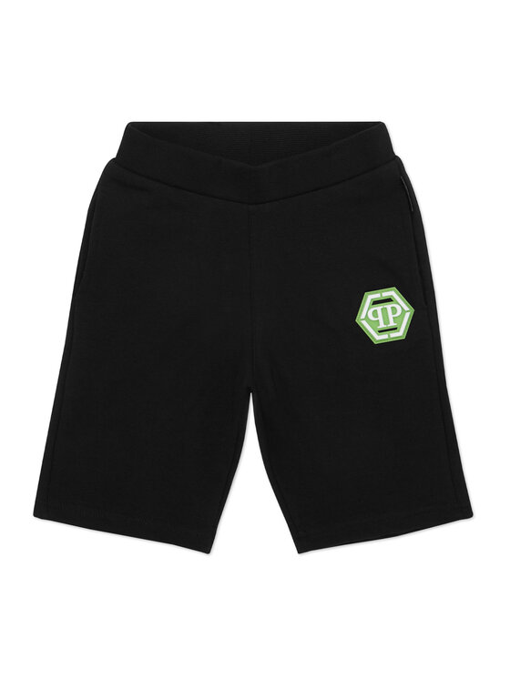 PHILIPP PLEIN PHILIPP PLEIN Pantaloncini 28205 Nero Jogger Fit