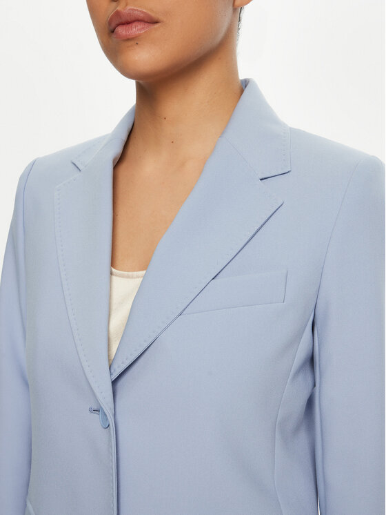 Weekend Max Mara Weekend Max Mara Sacou Uva 2515041041 Albastru celest Slim Fit