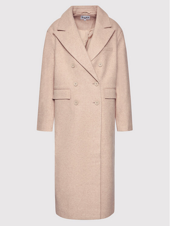 NA-KD NA-KD Зимове пальто 1018-007241-0140-581 Бежевий Oversize
