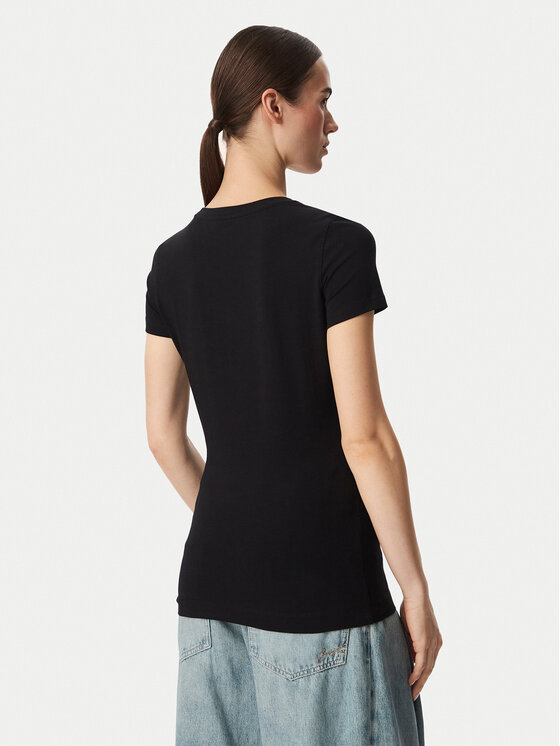 Guess Guess T-Shirt W6YI21 K4337 Czarny Regular Fit