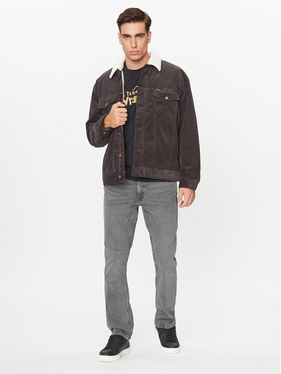 Wrangler Wrangler Jeansy Greensboro 112341416 Szary Regular Fit