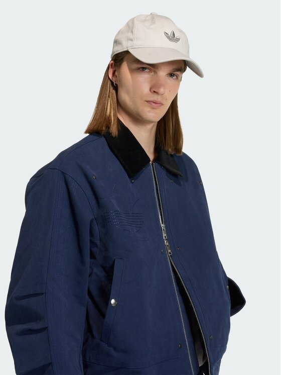 adidas adidas Kurtka przejściowa 159053 Błękitny Loose Fit