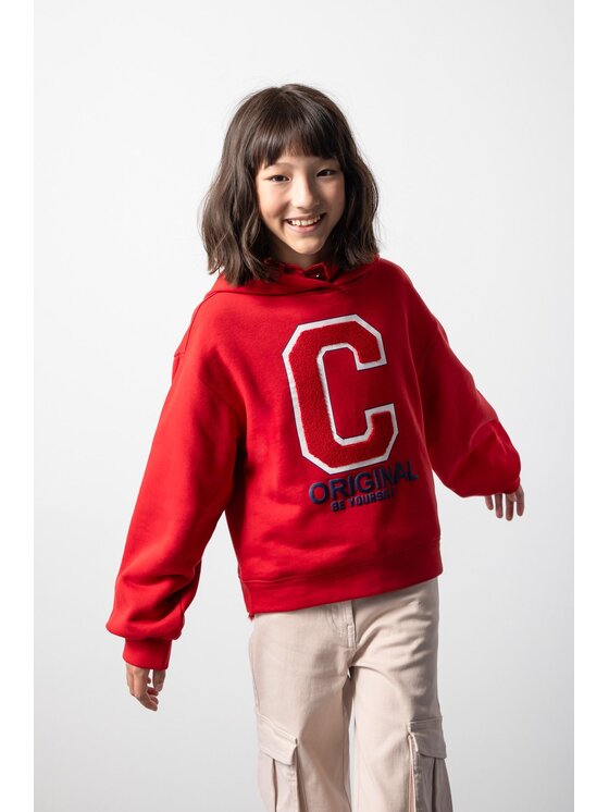 Coccodrillo Coccodrillo Mikina ZC5132301AGJ-009 Červená Regular Fit