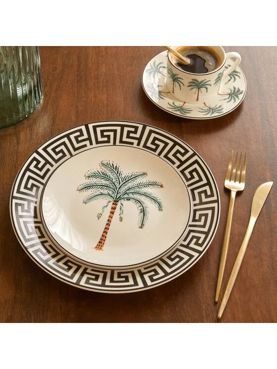 MIAhome MIAhome Komplet talerzy porcelanowych 6 szt. obiadowych Reso Biały
