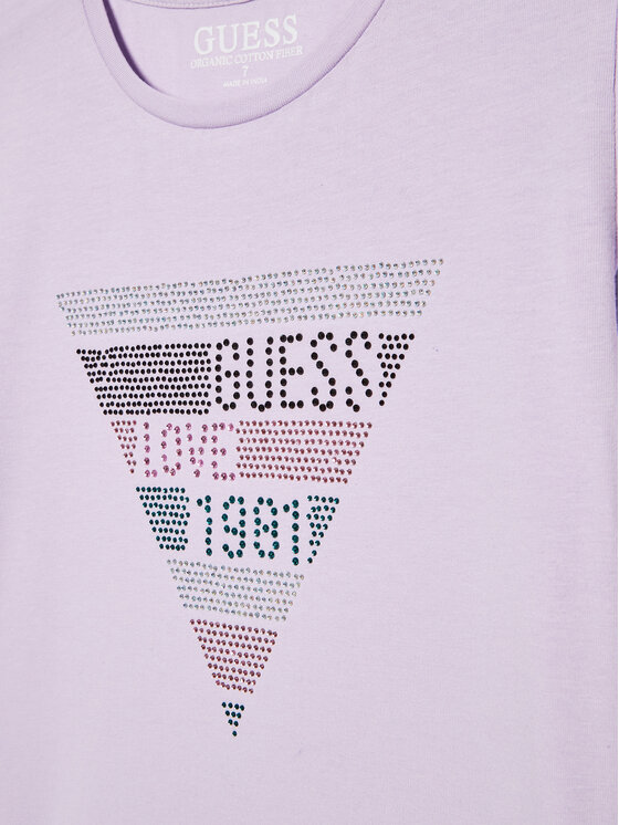 T-shirt J2YI08 K6YW1 Viola Regular Fit