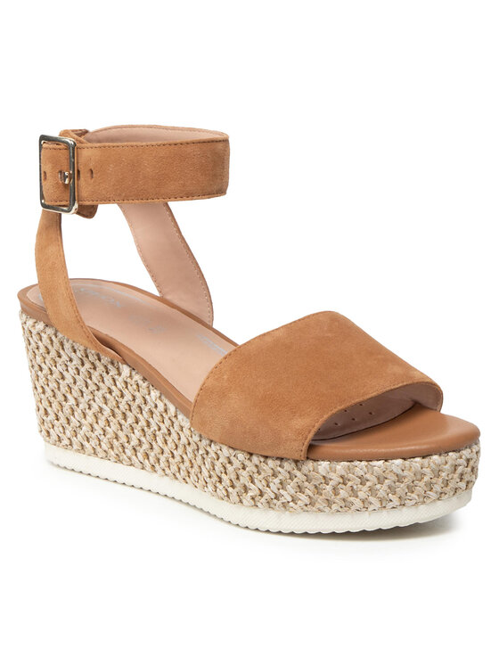 Espadryle, rozmiar 39, Brązowe, D Lipari A D25SMA 00021 C6001