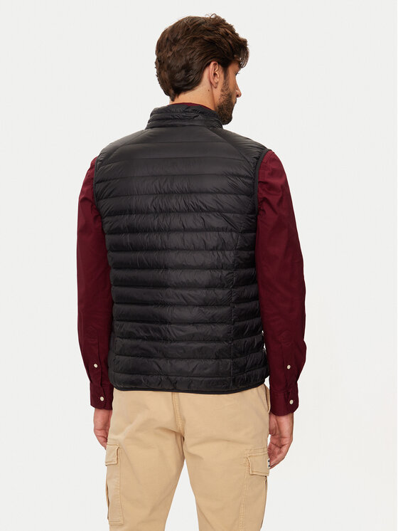 Jott Jott Γιλέκο Tom P000MDOW04 Μαύρο Slim Fit