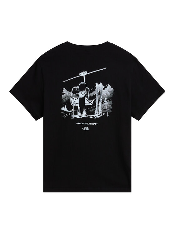 The North Face The North Face Tričko Opposites Attract NF0A8JAN Čierna Regular Fit