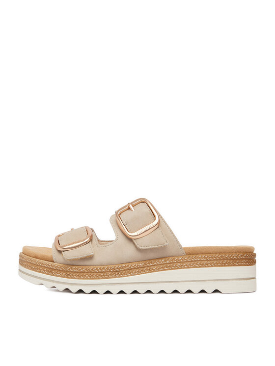 Remonte Remonte Pantoletten CEO-D0Q66-62 Hellbeige