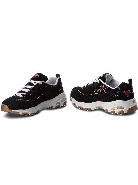 Skechers Sneakers Rose Blooms 13084 BKW Nero Modivo
