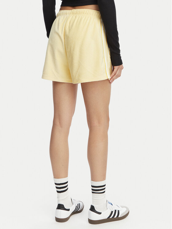 adidas adidas Sportiniai šortai Terry Towel Firebird KD1395 Geltona Loose Fit