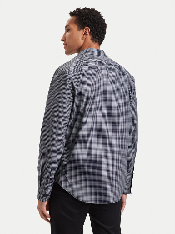 Calvin Klein Calvin Klein Hemd Gingham LV04LH100G Dunkelblau Slim Fit