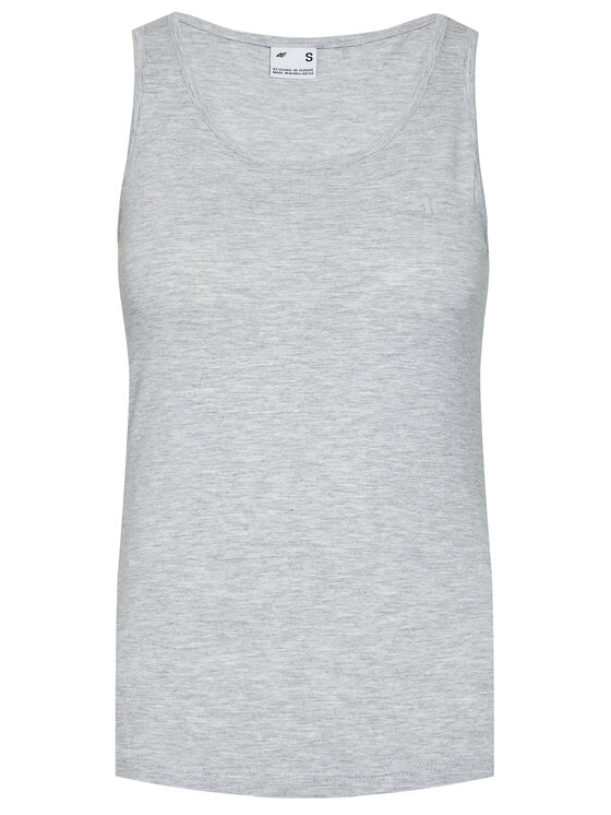 4F 4F Top NOSH4-TSD003 Szary Slim Fit