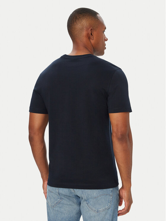 Guess Jeans Guess Jeans T-Shirt 183589 Modrá Classic Fit