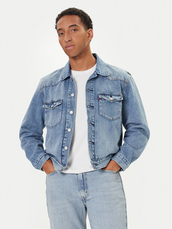 Levi's® Levi's® Geacă de blugi Western 003O0-0000 Albastru Relaxed Fit
