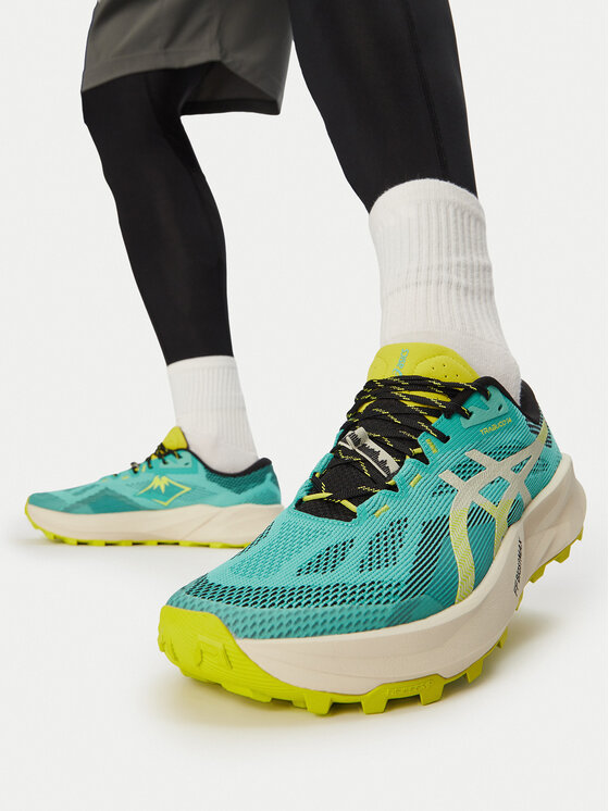 Asics Asics Παπούτσια για Τρέξιμο Trabuco 14 1011C166 Πράσινο