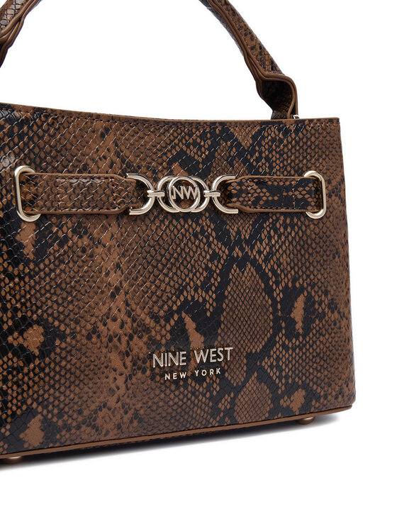 Nine West Nine West Ročna torba EO-CITY GRACE-LDA9420 SNAKE Rjava