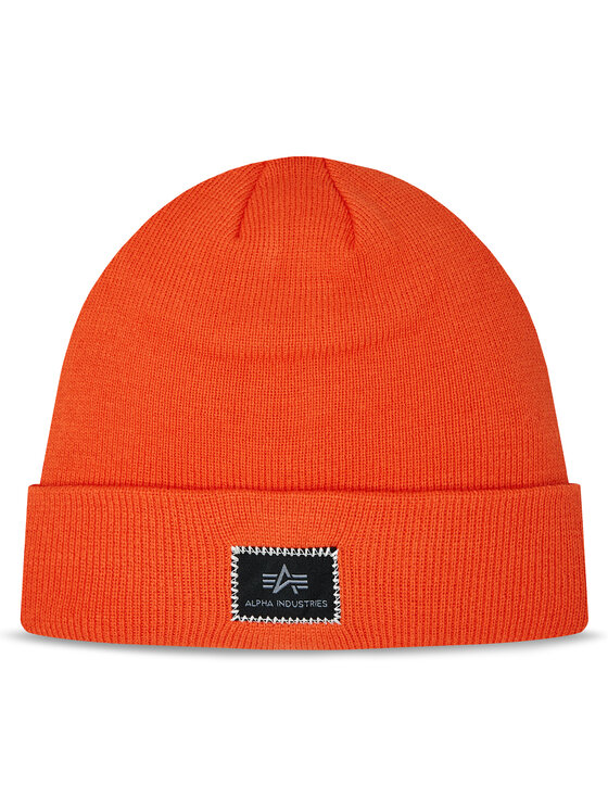 alpha industries bonnet x-fit beanie 168905 orange