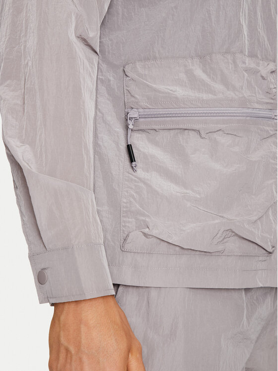 Rains Rains Košile Kano Overshirt 19220 Šedá Regular Fit