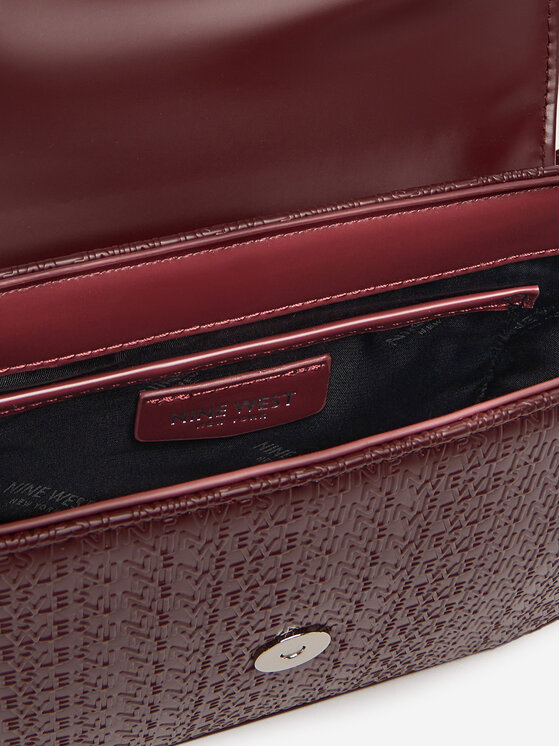 Nine West Nine West Ročna torba CEO-HAMPSHIRE-I-LDA8176 Bordo rdeča