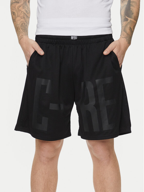 Jack&Jones Pantaloni scurți sport Chicago 12253130 Negru Loose Fit