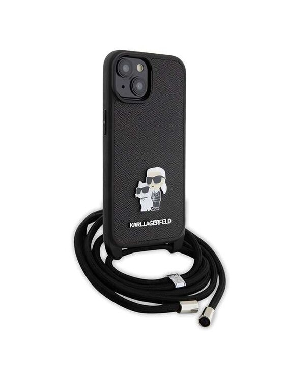 KARL LAGERFELD KARL LAGERFELD Etui na telefon Apple iPhone 15 Czarny