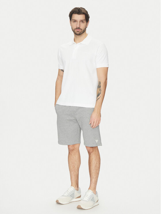 Guess Guess Szorty sportowe Z2YD04 KAIJ1 Szary Regular Fit