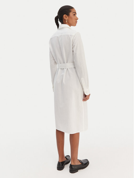 Polo Ralph Lauren Polo Ralph Lauren Marškinių tipo suknelė 211B18781001 Balta Regular Fit