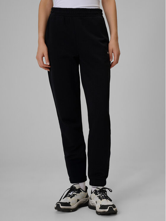 4F 4F Spodnie dresowe basic Czarny Regular Fit