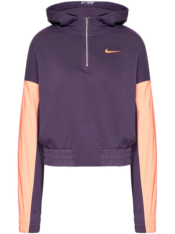 Nike Felpa Icon Clash Mix CZ8164 Viola Oversize Modivo