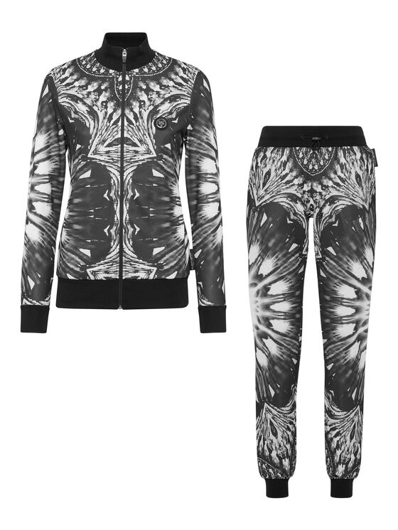 Plein Sport Plein Sport Completo top e pantaloni 8245 Nero Regular Fit