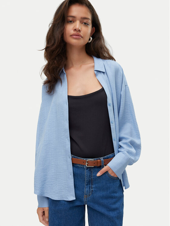 Vero Moda Vero Moda Cămașă Melaney 10316389 Albastru Loose Fit