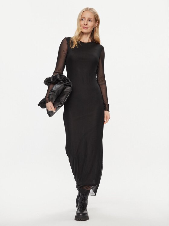 ONLY ONLY Rochie de zi Lucia 15312218 Negru Slim Fit