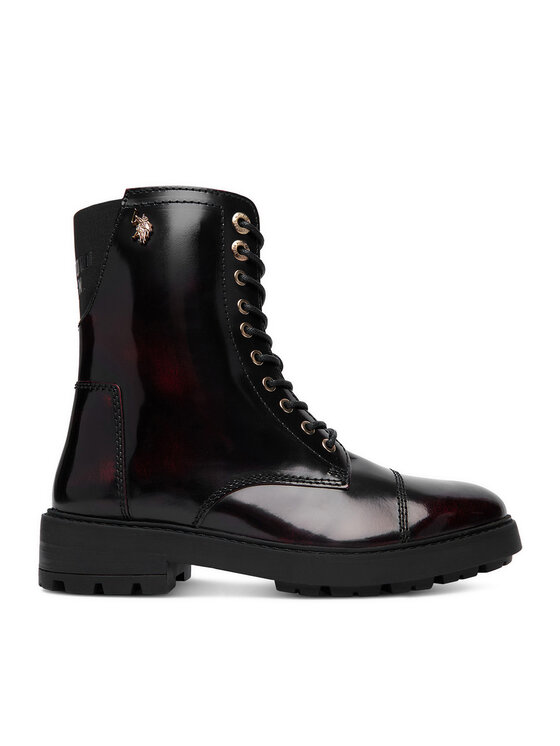 U.S. Polo Assn. U.S. Polo Assn. Gležnjarji EO-MARZIA001W/GL1 Bordo rdeča