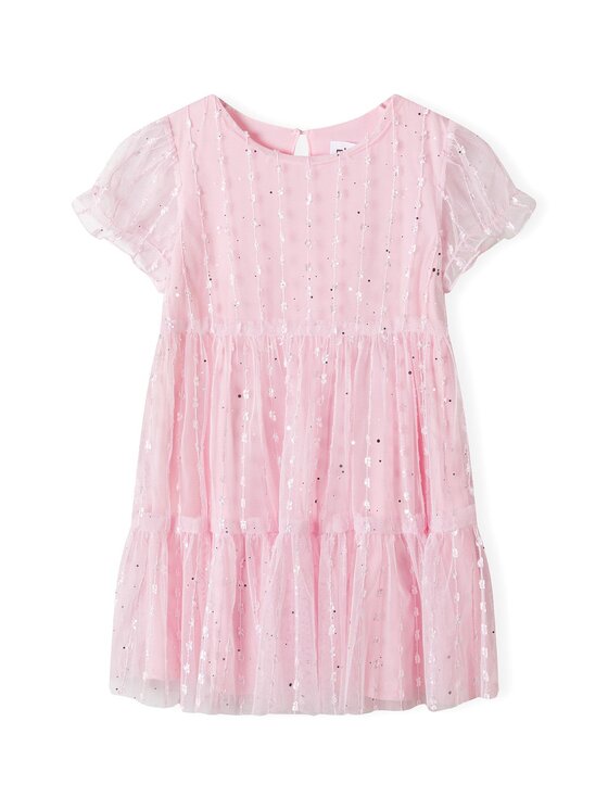 MINOTI Sukienka elegancka, rozmiar 152/158, Różowa, 18PARTY 44