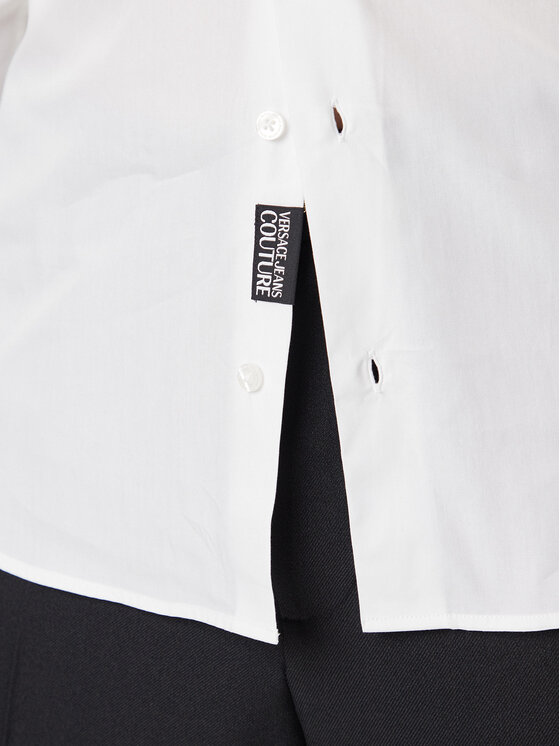 Versace Jeans Couture Versace Jeans Couture Cămașă 79GALKS2 CN00K Alb Slim Fit